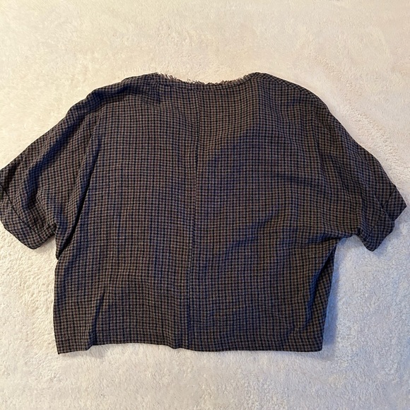Zara Gingham Top - Picture 2 of 3